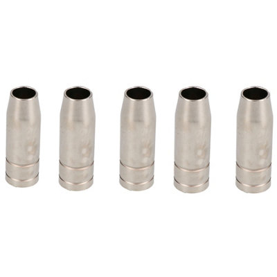 AB Tools 5Pk Conical Nozzle Shroud Binzel Style Welding Welder Mig Mb15 Gas Push On from B&Q