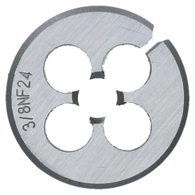 AB Tools Unf Die Threading Tool 3/8" X 24 Nf Split Die (38mm) Thread Cutter Tungsten Steel from B&Q