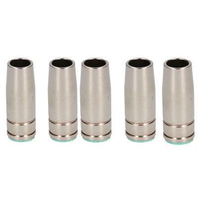 AB Tools 5Pk Conical Nozzle Shroud Binzel Style Welding Welder Mig Mb25 Gas Push On from B&Q