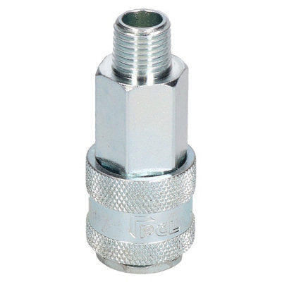 AB Tools Japanese American Nitto Profile Female Coupler 1/4" Bsp Male Thread Air Fitting from B&Q