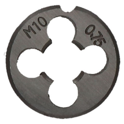 AB Tools Metric Die Threading Tool M10 X 0.75 Die (25mm) Thread Cutter Tungsten Steel from B&Q