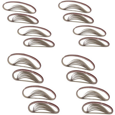AB Tools 50Pc 10mm X 600mm Sanding Belts For Long Reach Air Sanders Grinding