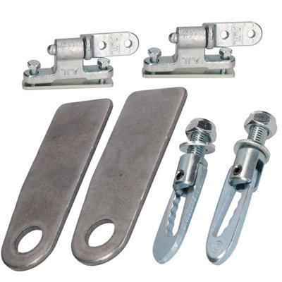 AB Tools Tailboard Tailgate Hinge & Drop Catch Latch Antiluce Set Trailer Truck Bolt On from B&Q