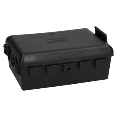 AB Tools Trailer Lighting Electrics Junction Box 10 Way Spade Terminal Box Waterproof from B&Q