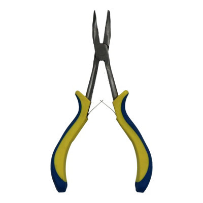 AB Tools 165mm Extra Long Series Precision Bent Nose Pliers Plier Modelling Hobby Craft from B&Q