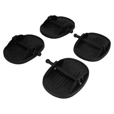 AB Tools 4 Pack Caravan Jack Pads Corner Steady Feet Stabiliser Shoes Anti-Sink Steadies from B&Q