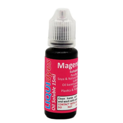 Liquidyes Solvent DyeMagenta 15Ml from B&Q