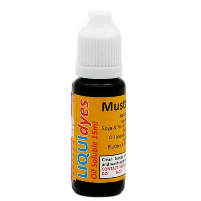 Liquidyes Solvent DyeMustard 15Ml from B&Q