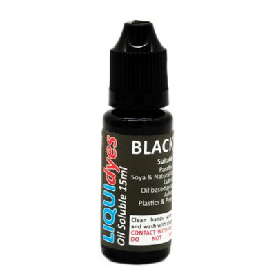 Liquidyes Solvent DyeBlack 15Ml from B&Q