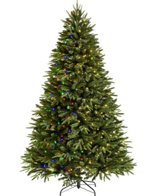 B&Q -  Pre-Lit Grand Alaskan Fir Christmas Tree6 Ft