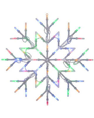 B&Q -  Snowflake Silhouette Multicolour 36Cm