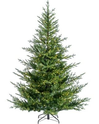 WeRChristmas Pre-Lit Douglas Fir Christmas Tree6 Ft from B&Q