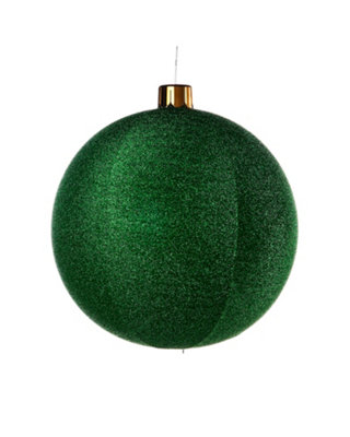 WeRChristmas Inflatable Tinsel Christmas BaubleGreen66 Cm from B&Q