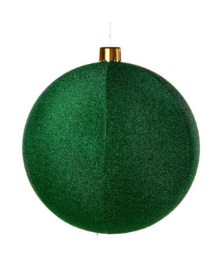 WeRChristmas Inflatable Tinsel Christmas BaubleGreen76 Cm from B&Q