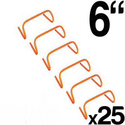 B&Q -  Agility Hurdles (Orange)Box Of 25 X 6" Hurdles