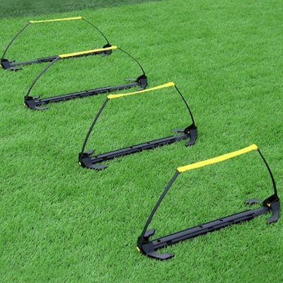 B&Q -  Adjustable Football Hurdles Foldable Lightweight Training Hurdle 4Pk