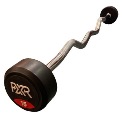 Fxr Sports Ez Round Rubber Barbell 15Kg from B&Q