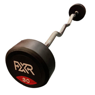 Fxr Sports Ez Round Rubber Barbell 30Kg from B&Q