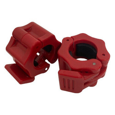 FXR Sports Quick Release Barbell Collars 1" 25mm Lock Jaw Clamps from B&Q