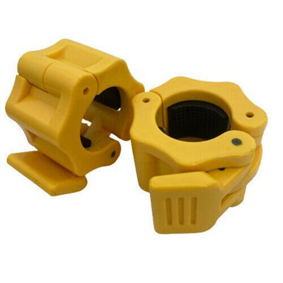 FXR Sports Quick Release Barbell Collars 1" 25mm Lock Jaw Clamps from B&Q