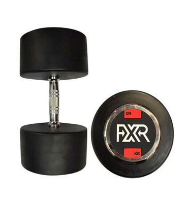Fxr Sports Round Rubber Dumbbells (2 X 48Kg) from B&Q