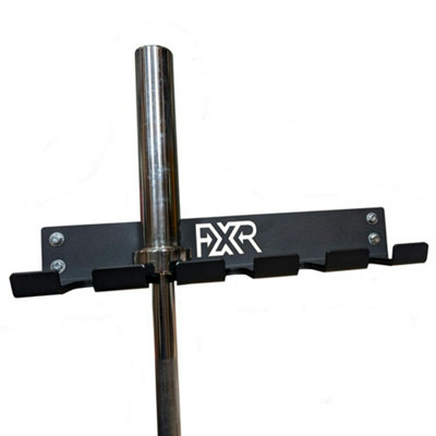 FXR Sports Wall Mounted Barbell Storage Rack 5 Bar Holder from B&Q