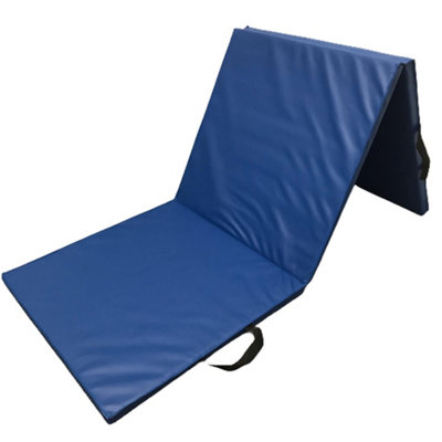 B&Q -  Tri-Folding Gymnastic Exercise / Fitness MatBlue
