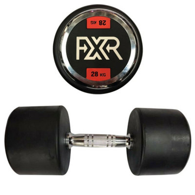 FXR Sports Round Rubber Dumbbells2 X 28Kg