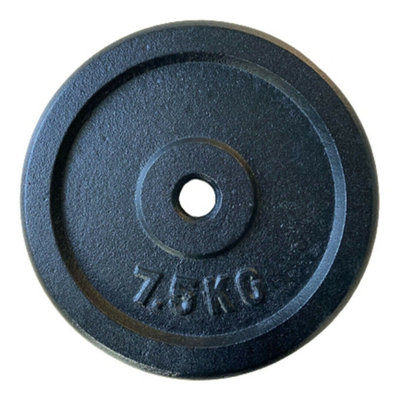 FXR Sports 1" Standard Cast Iron Weight Plates2 X 7.5Kg from B&Q