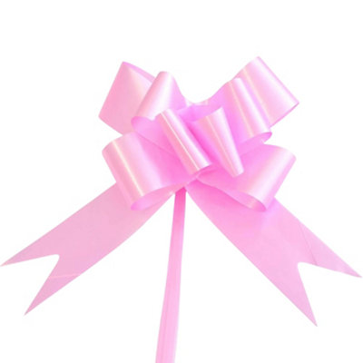 40pcs Light Pink 30mm/3cm Large Ribbon Pull Bows for Gift Wrapping ...