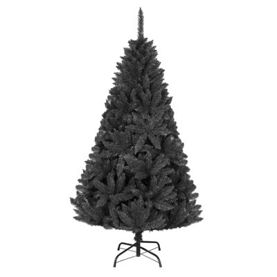 Shatchi 8Ft Imperial Pine Christmas Tree Black