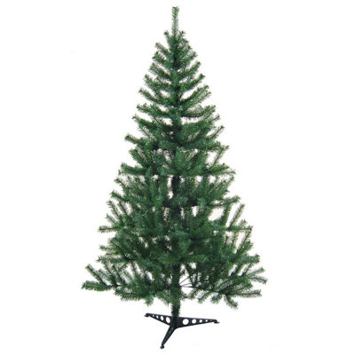 Shatchi Green 6Ft Artificial Christmas Traditional Realistic Natural Branches Canadian Pine Tips Xmas Tree from B&Q