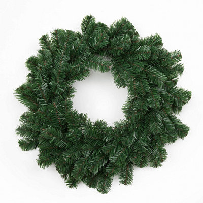 Shatchi 55Cm Alaskan Pine Green Christmas Wreath from B&Q