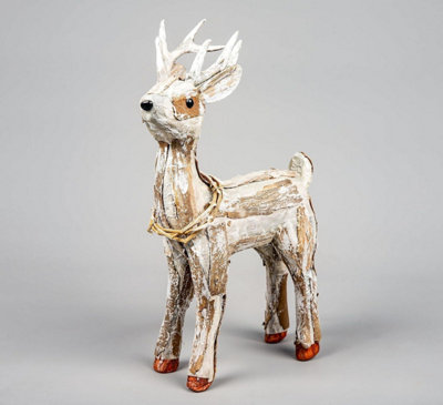 Shatchi Deer-36Cm - Decorative Free Standing Figurine