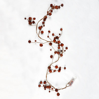 Shatchi 150Cm Pre-Lit Hanging Garland Decorations Golden/silver Bells With 20 Warm White Leds Christmas Home Wall Door Jingle Xmas from B&Q