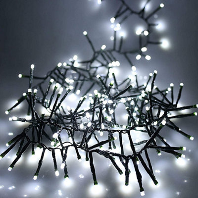 B&Q -  Christmas 960 Leds Multifunction Controller With 8 Effects Green Cable Cluster Lights Indoor/outdoor Low Voltage