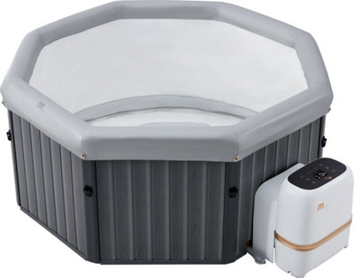 Mspa Tuscany Inflatable Hot Tub 6 Person Round Spa