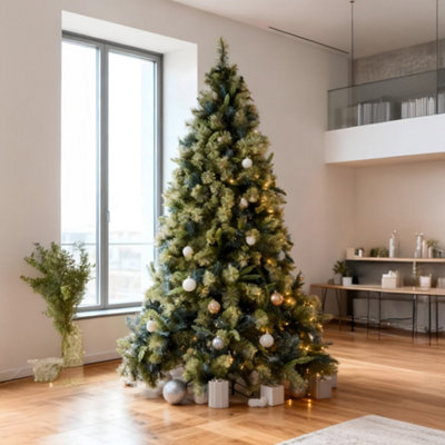 Shatchi 5Ft Kentucky Pine Green Pencil Needle Tips Plain Bushy Artificial Christmas Tree from B&Q
