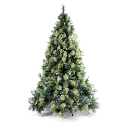 Shatchi 6Ft Kentucky Pine Green Pencil Needle Tips Plain Bushy Artificial Christmas Tree