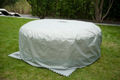 Shatchi Hot Tub Spa 2 Person Hot Tub Cover Cap Outdoor Garden Patio Furniture Swimming Spa Safety Protector195X100X70Cm from B&Q