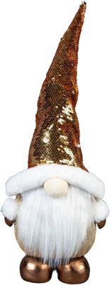 B&Q -  56Cm Gnome SantaChristmas Figurine
