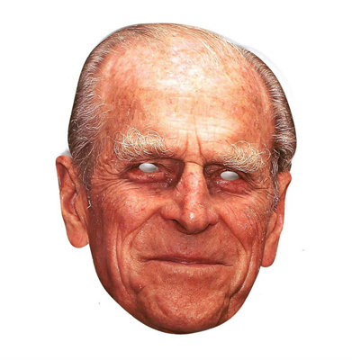 Shatchi Prince Philip Face Mask Royal Family Events Celebrity Birthday Fancy Dress Party,5Pcs from B&Q