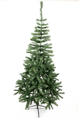 B&Q -  6Ft Artificial Green Christmas Tree Boston Pine Green 478 Tips