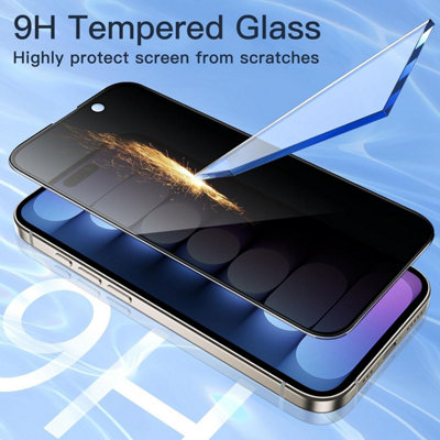 Shatchi 3Pk Privacy Full Coverage Screen Protector For Iphone 15 Pro Max 6.7-Inch from B&Q
