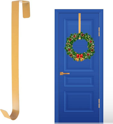 Shatchi 38Cm Metal Wreath Hanger GoldStylish And Durable from B&Q