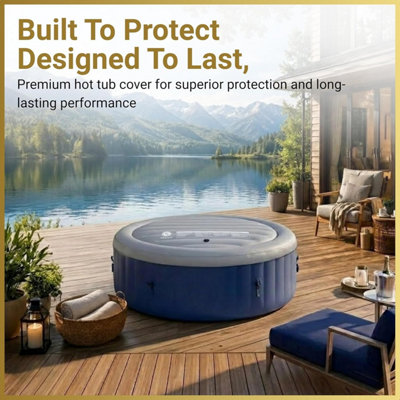Inflatable Round Bladder Fits All Round Hot Tubs from 4 People up to 140cm