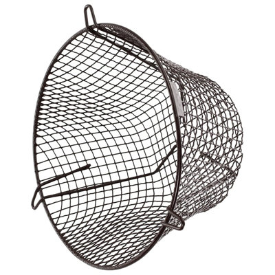 Spares2Go Universal Plastic Coated Terminal Guard Round Boiler Flue Cage (7'' / 180mm) Brown from B&Q