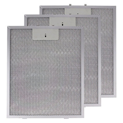 Spares2Go Metal Grease Filter Compatible With Howdens Lamona Cooker Hood Extractor Vent Fan 320 X 260mm 3 X Filters from B&Q