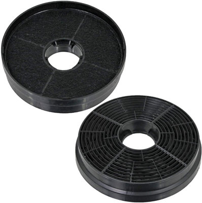 Spares2Go Active Carbon Odour Filter Compatible With Logik Cooker Hood / Vent Extractor (Pack Of 2) from B&Q