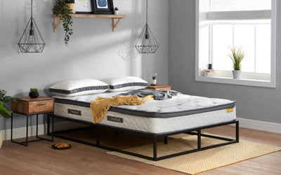 Sleepsoul Heaven 1000 Pocket Gel Mattress And Bodyshape Luxury Pillow Single from B&Q
